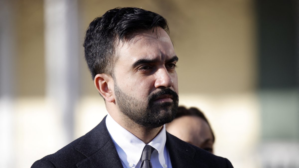 Alcalde Mamdani(Photo by Leonardo MUNOZ)