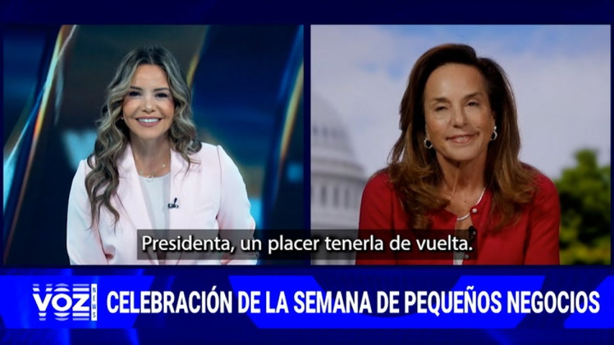 Lisa McClain con Karina Yapor.