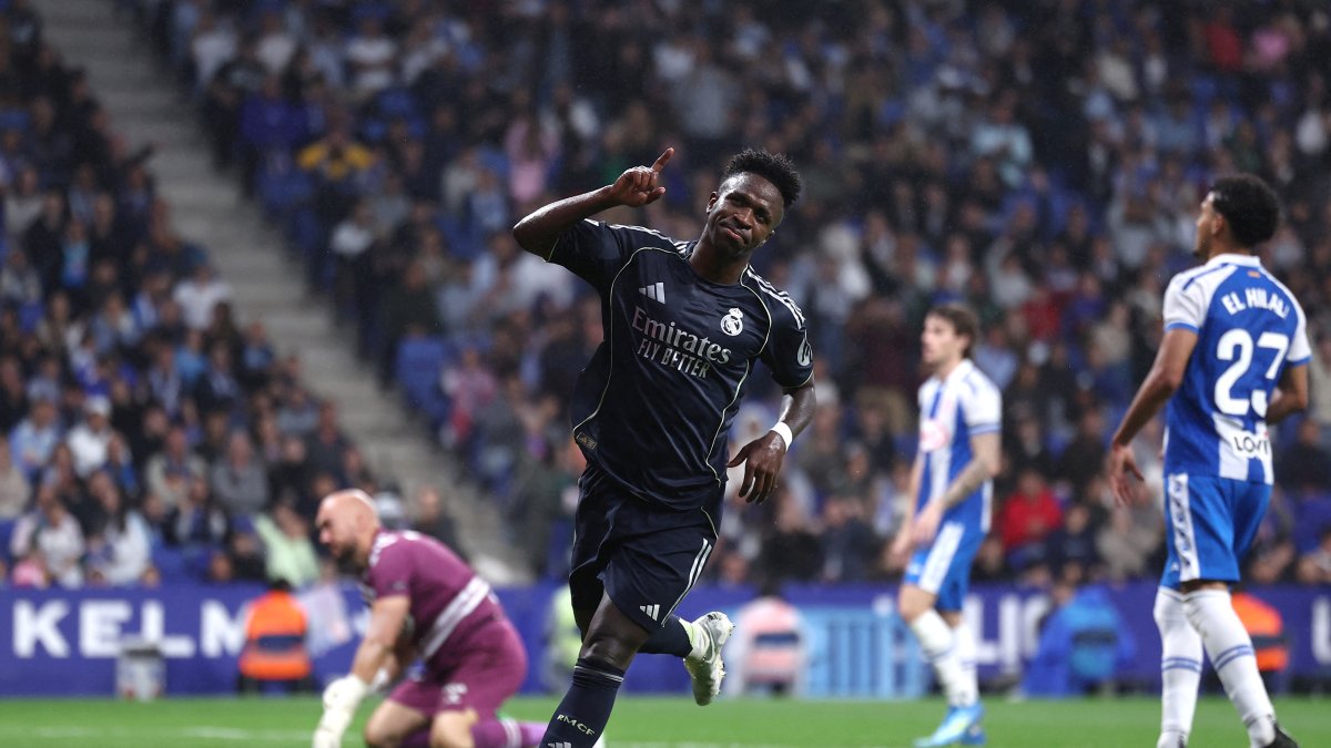 Vinicius contra el Espanyol.