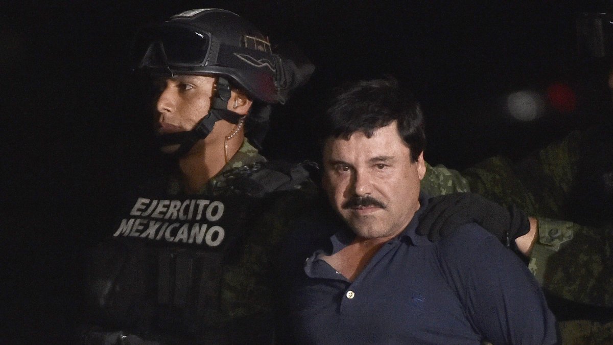 Joaquín 'El Chapo' Guzmán, arrested by Mexican authorities in 2016