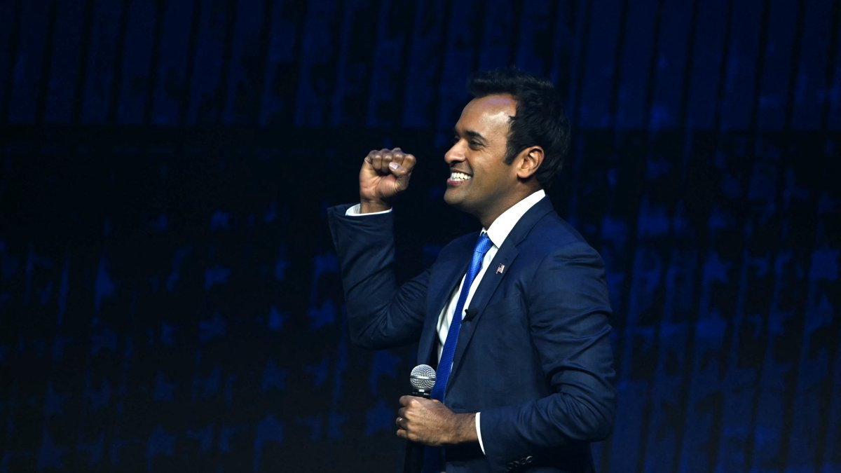 Vivek Ramaswamy in Las Vegas/ Patrick T. Fallon.