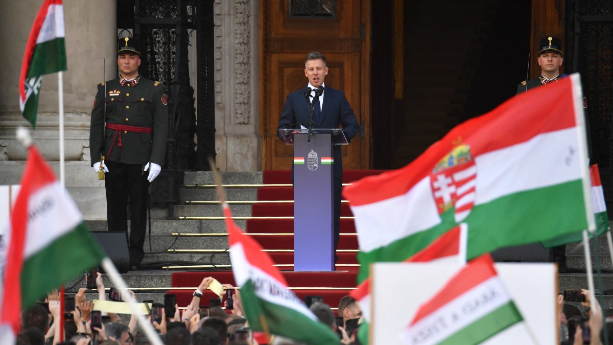 Peter Magyar in Budapest/ Ferenc Isza.