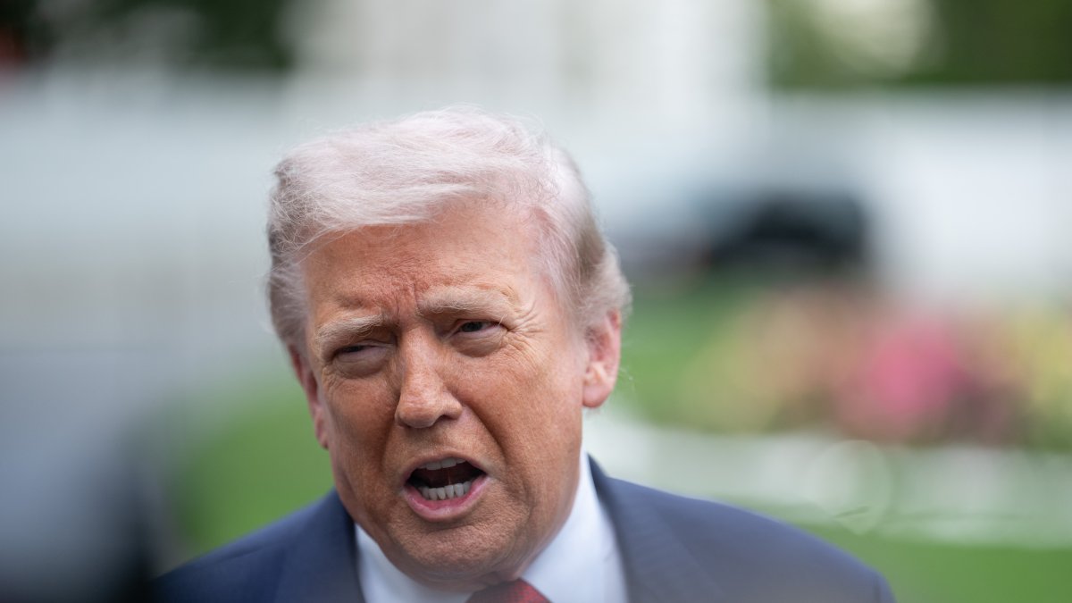 Donald Trump at the White House/Andrew Leyden.