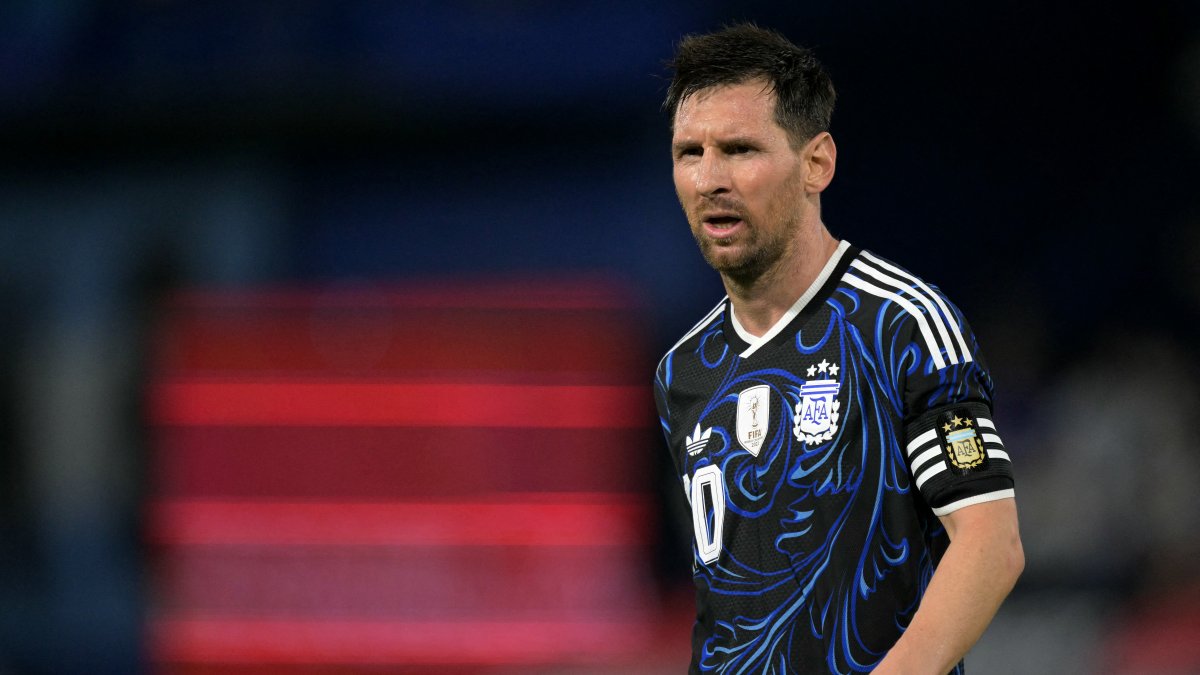 Leo Messi during a game with the Argentine national team. March 2026.