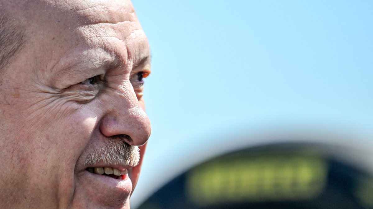 Recep Tayyip Erdogan, during a public appearance. April 2026