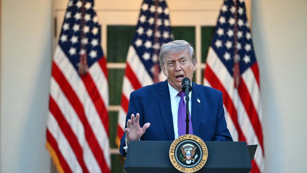 Donald Trump en la Casa Blanca/ Kent Nishimura