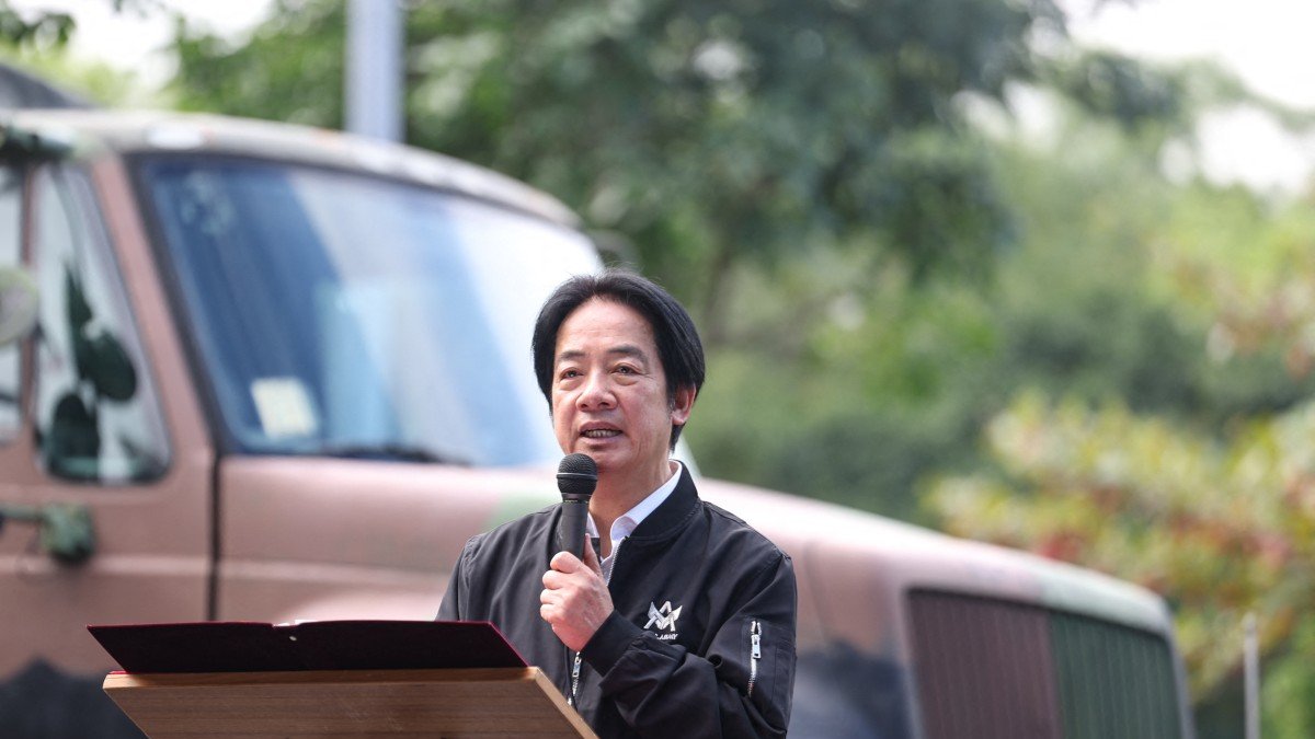 Taiwan President Lai Ching-te in a file image.