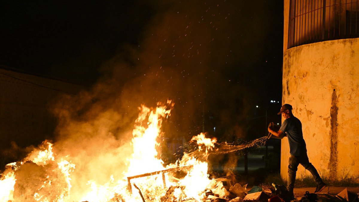 Protestas en Cuba, a mediados de mayo, por la falta de energía eléctrica en el país.