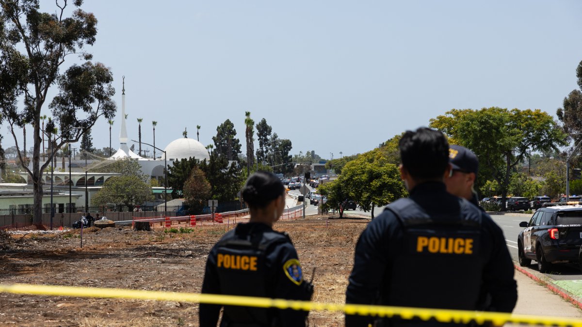 Law enforcement officers in San Diego, California/ Zoe Meyers.