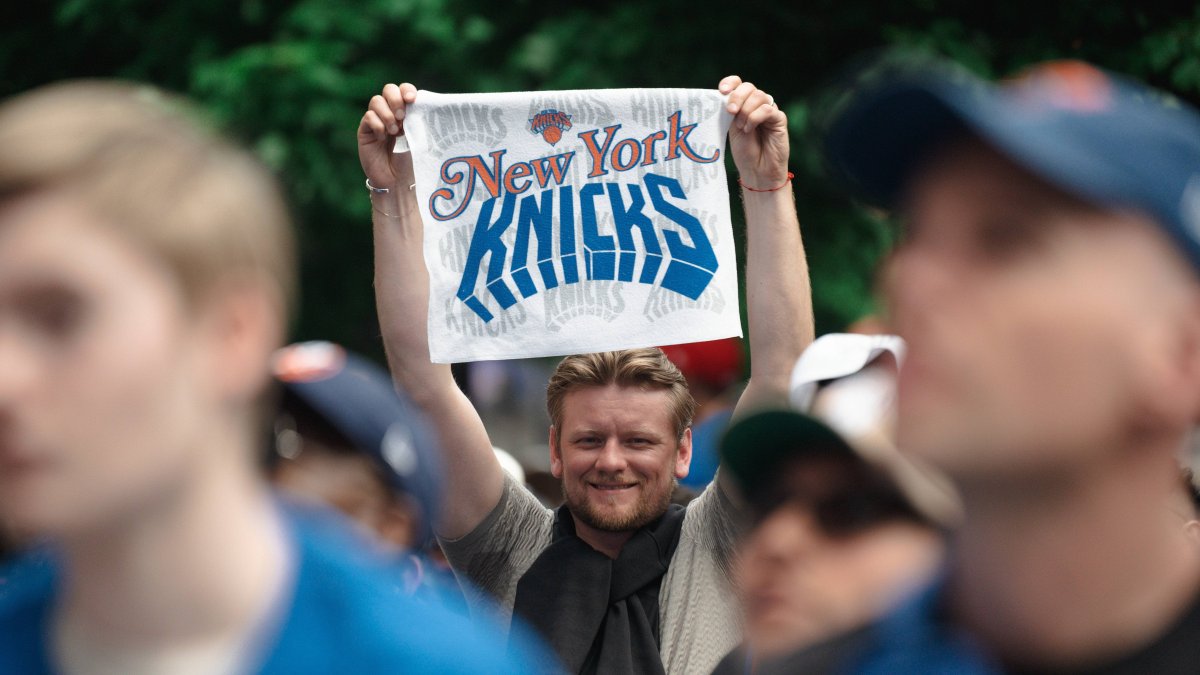 Un fanático de los Knicks