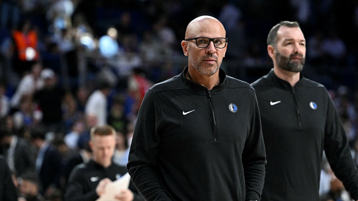 Jason Kidd during his time as head coach of the Dallas Mavericks