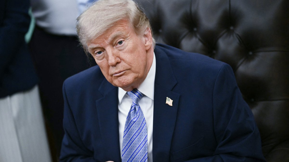 President Donald Trump on May 21.