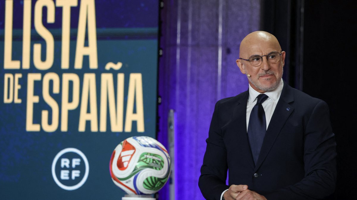 El entrenador de la selección española, Luis de la Fuente