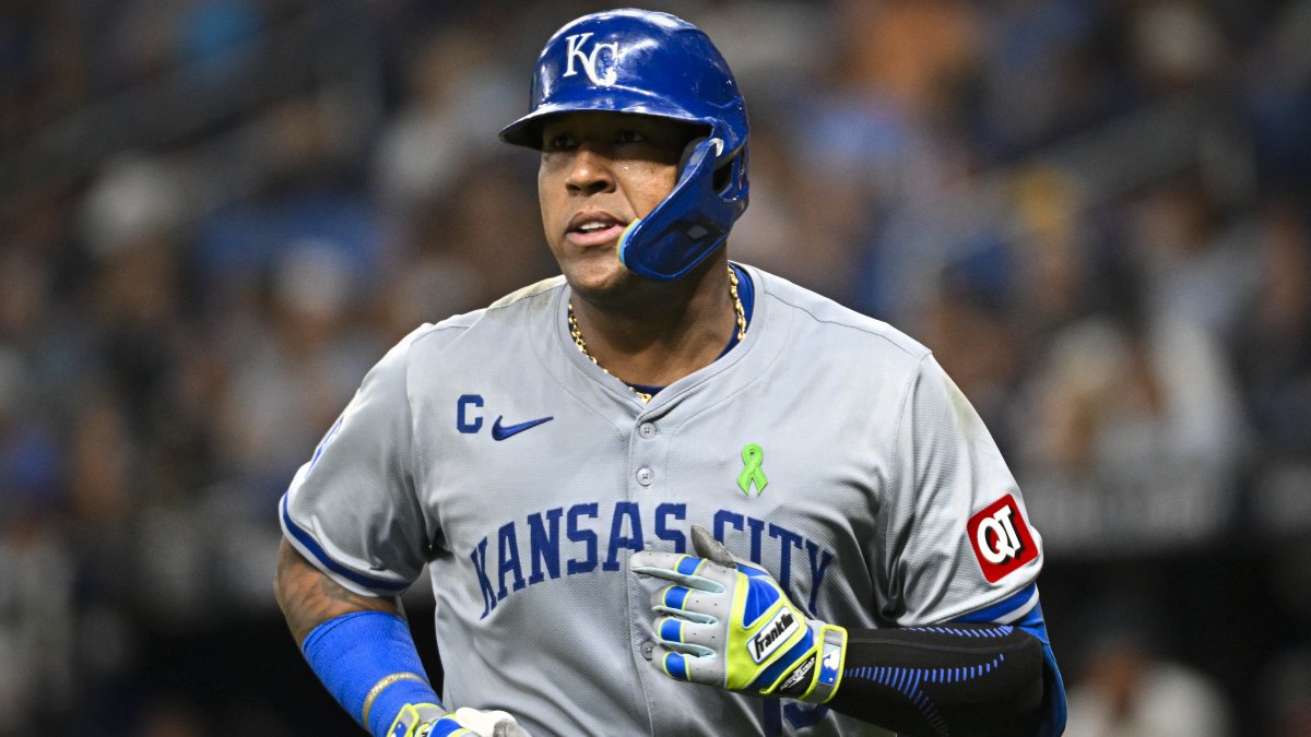 Salvador Perez during a game