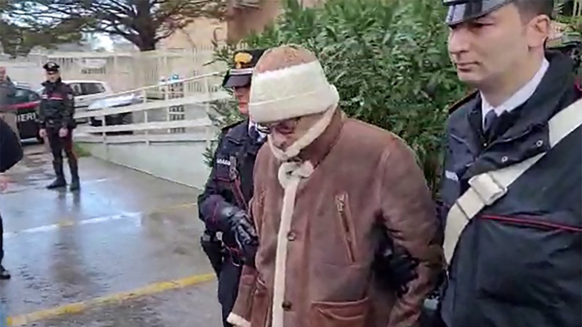 Matteo Messina Denaro, on the day of his arrest in January 2023. File image