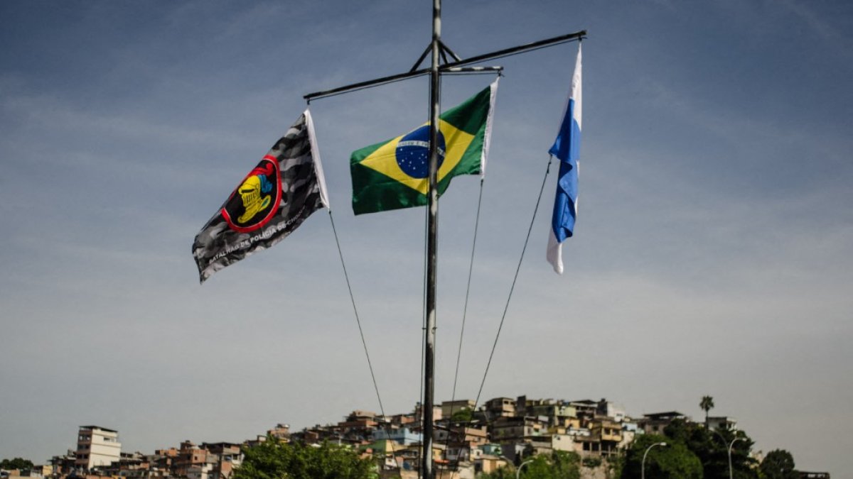 Una imagen de archivo de las favelas en Maré, al norte de Río de Janeiro
