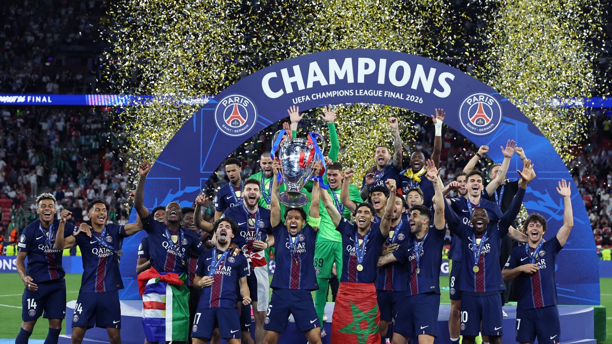 PSG lifted the Champions League on Saturday 30 May in Budapest.