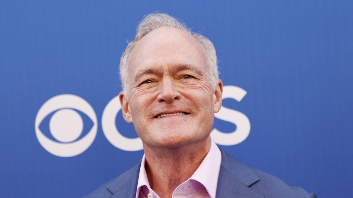 US journalist Scott Pelley attends a celebration of the announcement of CBS's new Fall schedule.