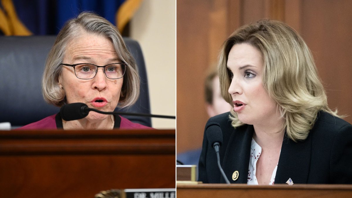 Congresswoman Mariannette Miller-Meeks (left) and Representative Ashley Hinson (right).