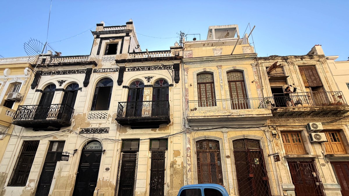 A classic American car is seen on a Havana street (File).