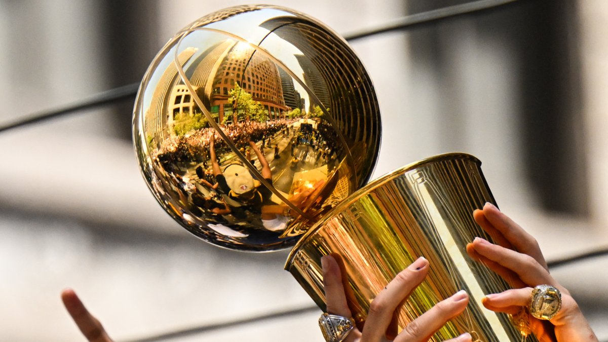 Trofeo Larry O'Brien. Imagen de archivo