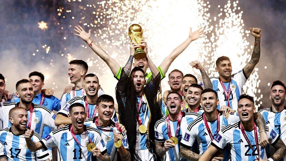 Argentina, champions of the Qatar 2022 World Cup. File image