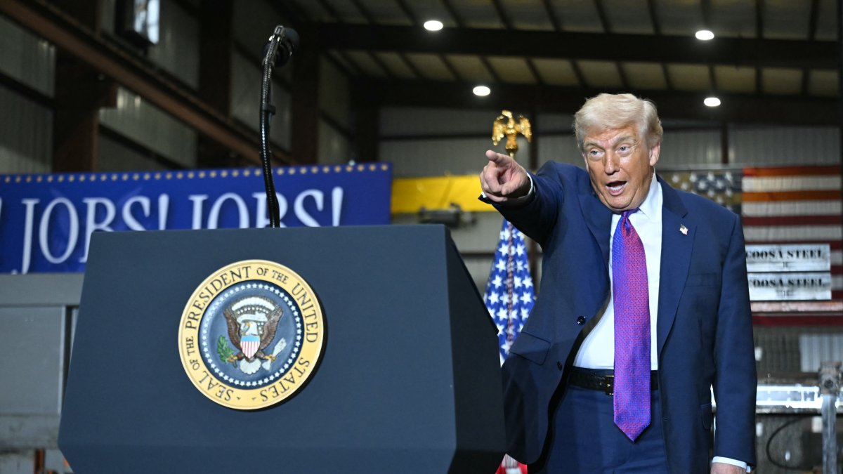 Donald Trump en Rome, Georgia/ Saul Loeb