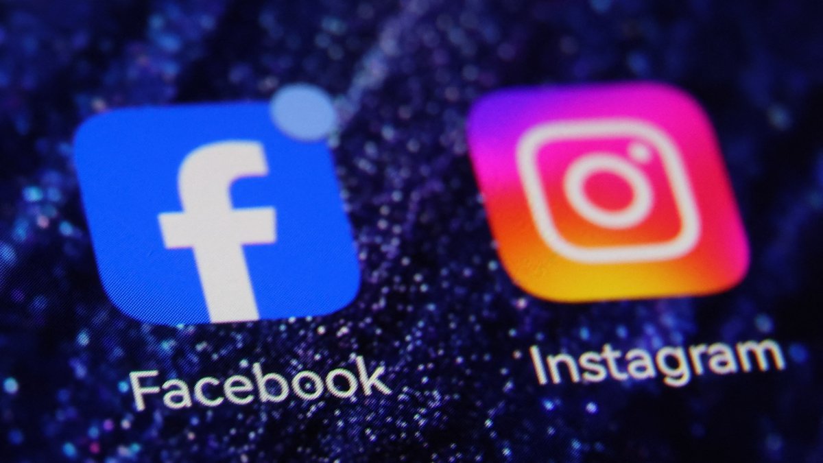 Facebook e Instagram, subsidiarias de Meta Platforms. Imagen de archivo