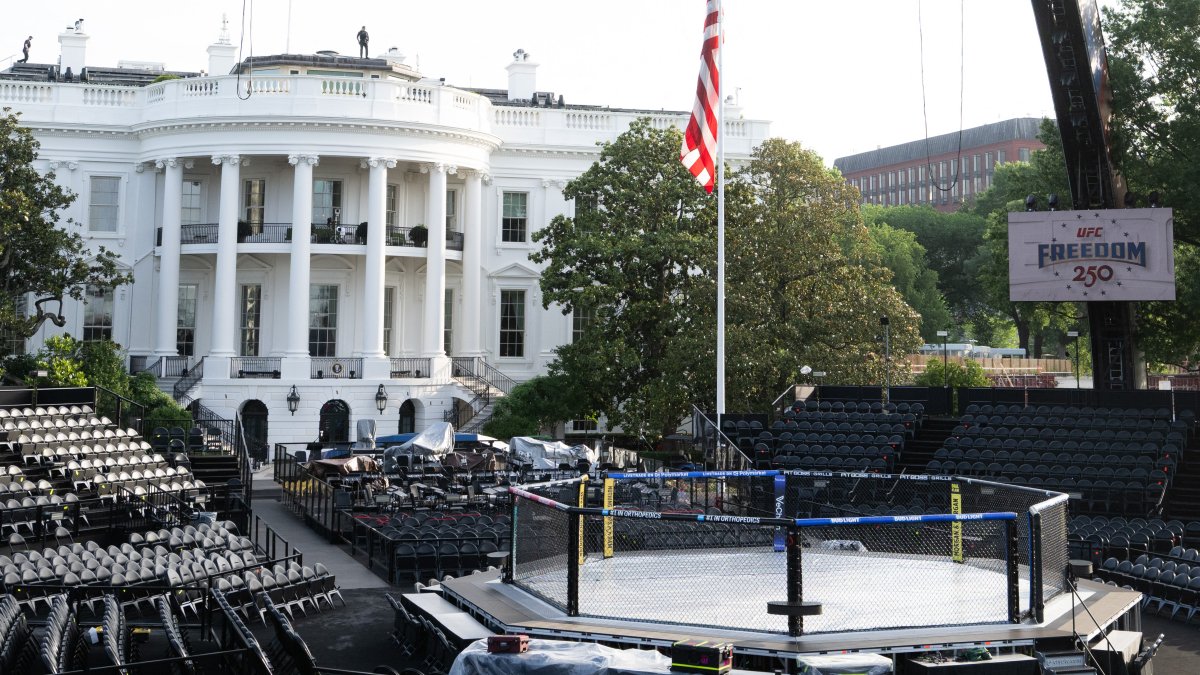 UFC Octagon at the White House/ Saul Loeb