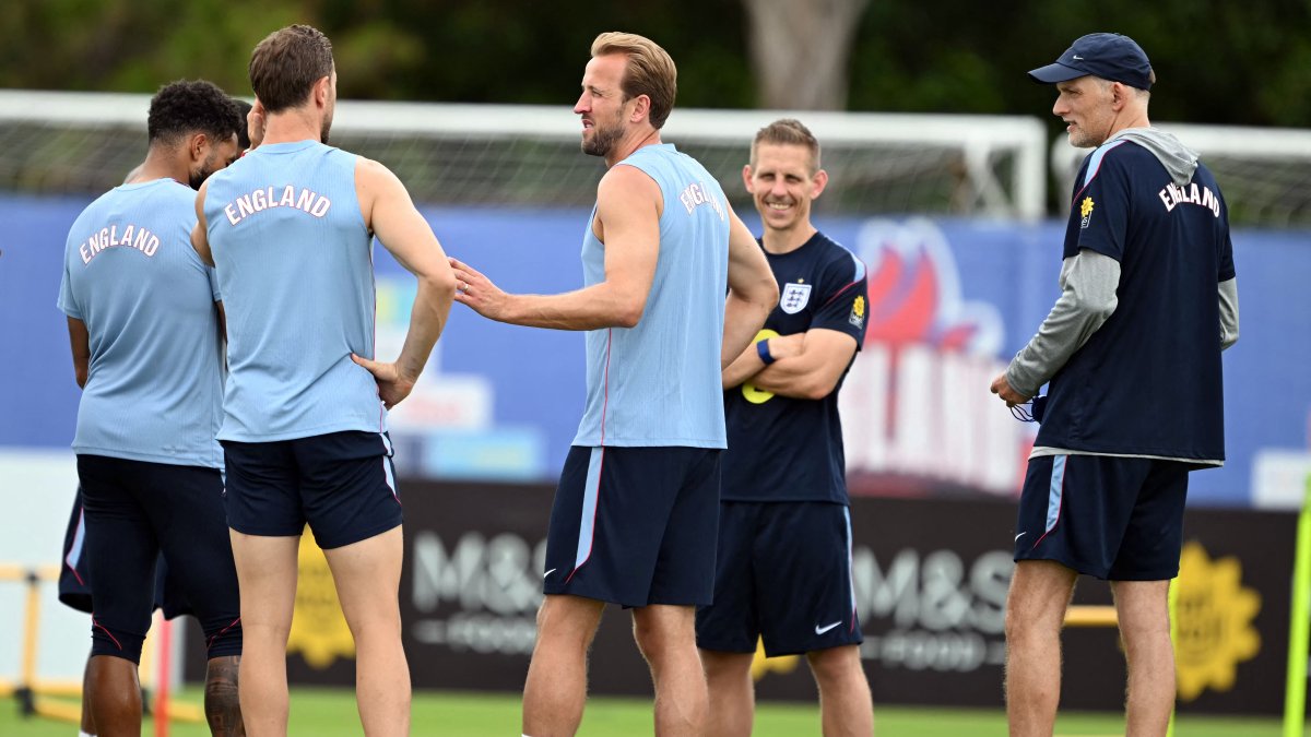 Tuchel dirige un entrenamiento de Inglaterra