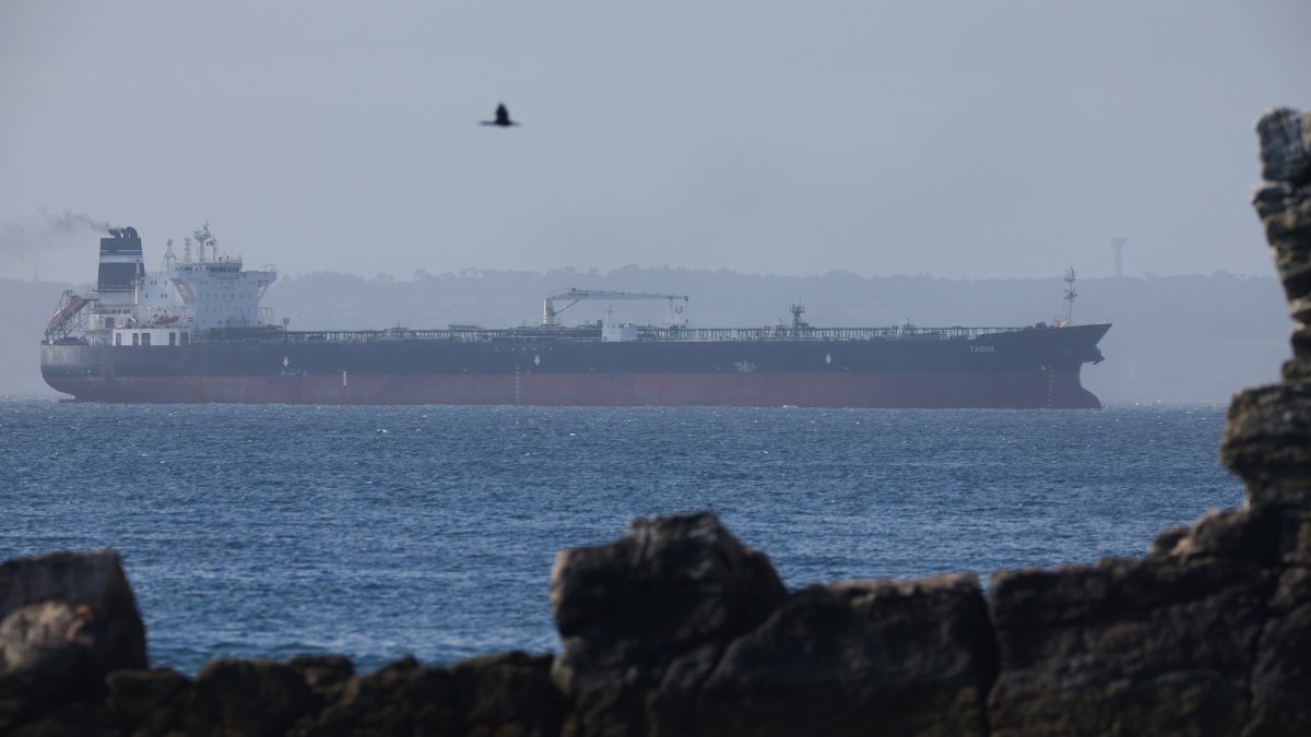 The Russian oil tanker