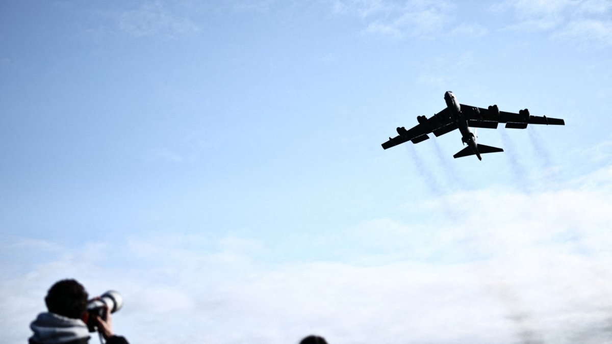 Imagen de archivo de un bombardero B-52 Stratofortress de la Fuerza Aérea de EEUU