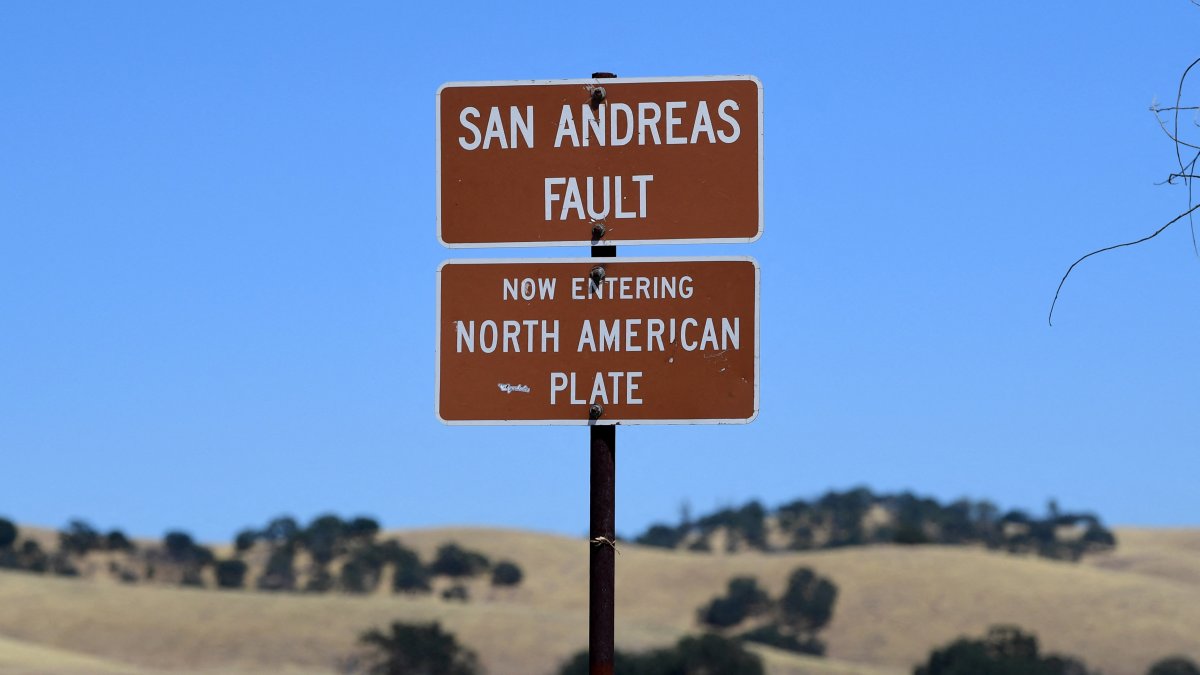 Reference image of the San Andreas Fault