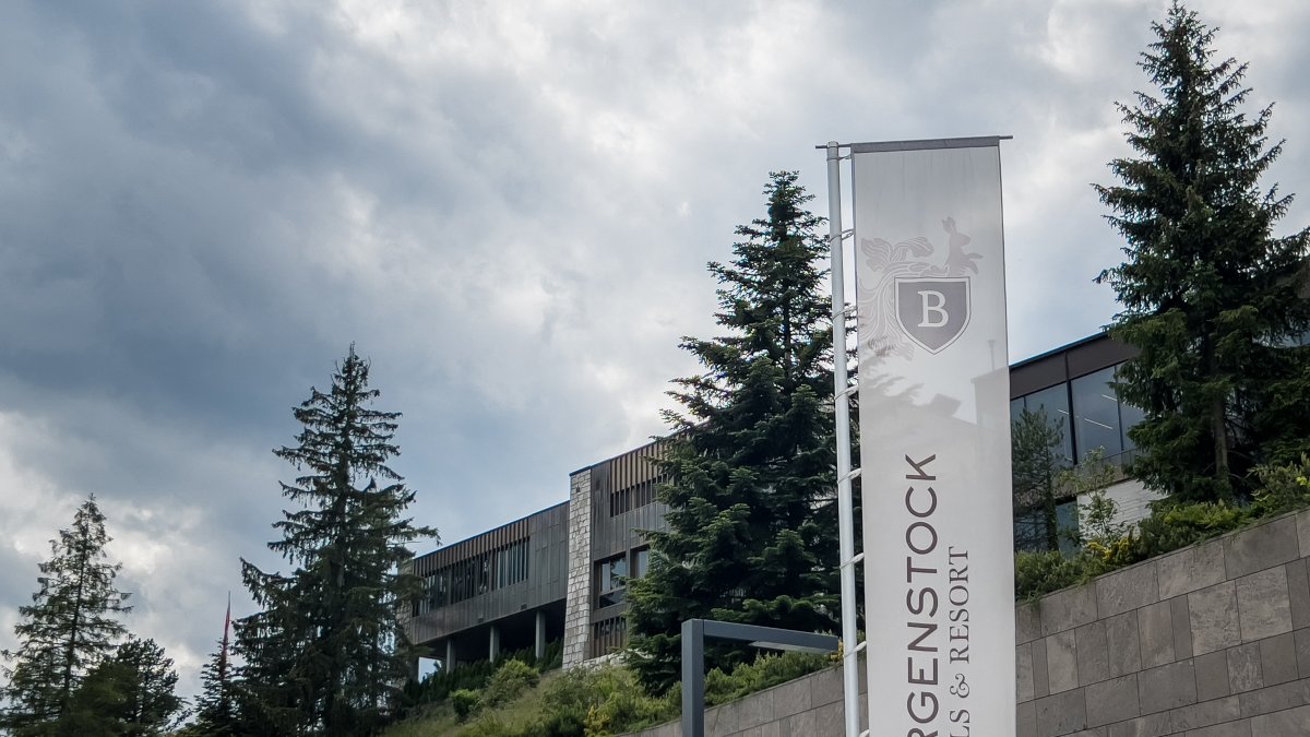 Resort de Burgenstock (Suiza), lugar donde se firmará el acuerdo de paz entre Estados Unidos e Irán