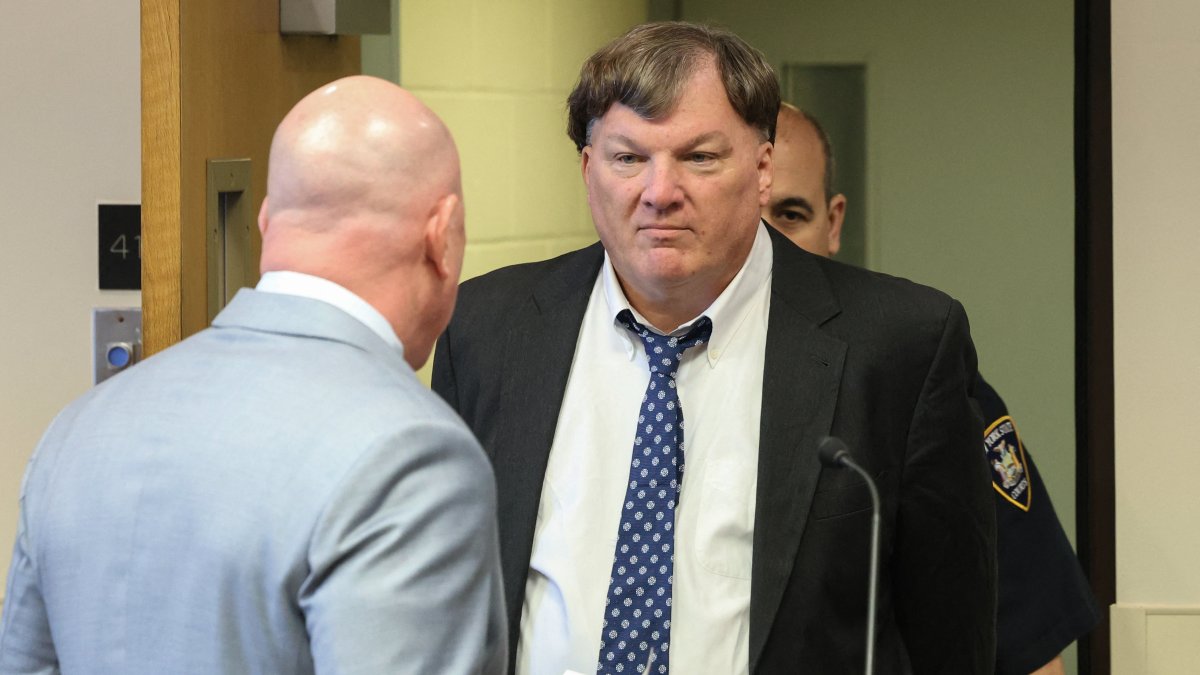 Rex Heuermann, the perpetrator of the Gilgo Beach murders, during a court hearing