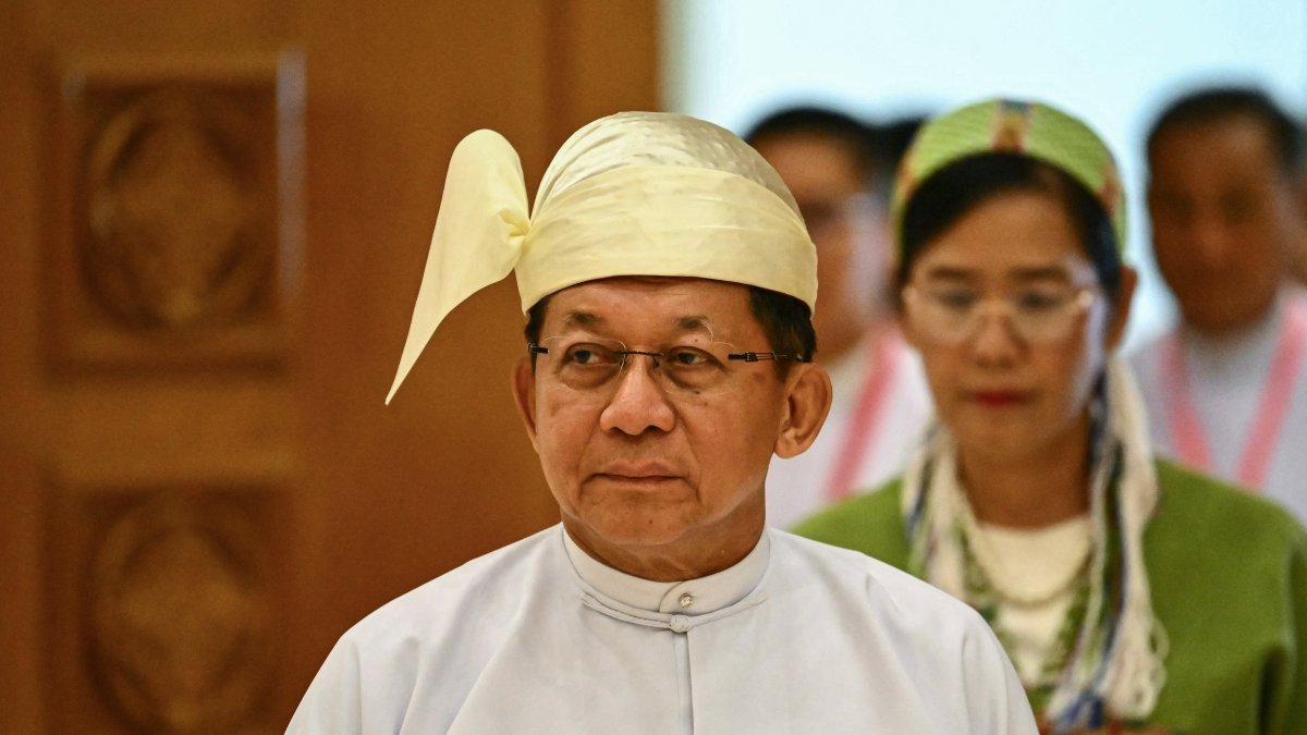 Former military chief and president of Myanmar, Min Aung Hlaing