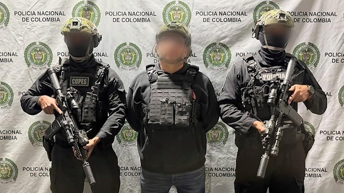 Imagen del arresto de Javier Macías