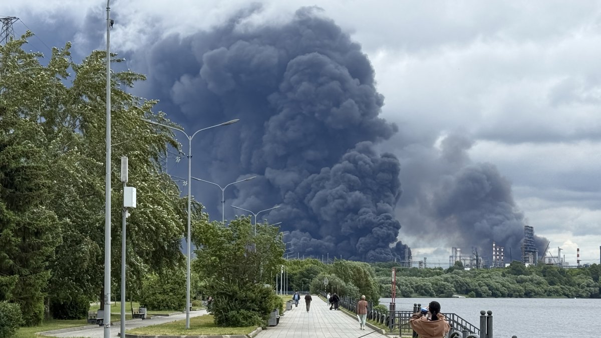 Image of an attack in Russia