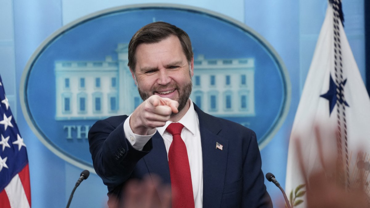 El vicepresidente JD Vance este jueves en la Casa Blanca.