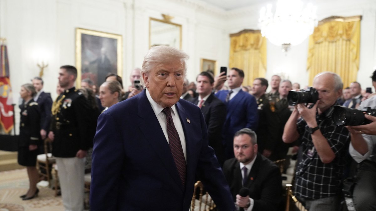Donald Trump at the White House on June 18