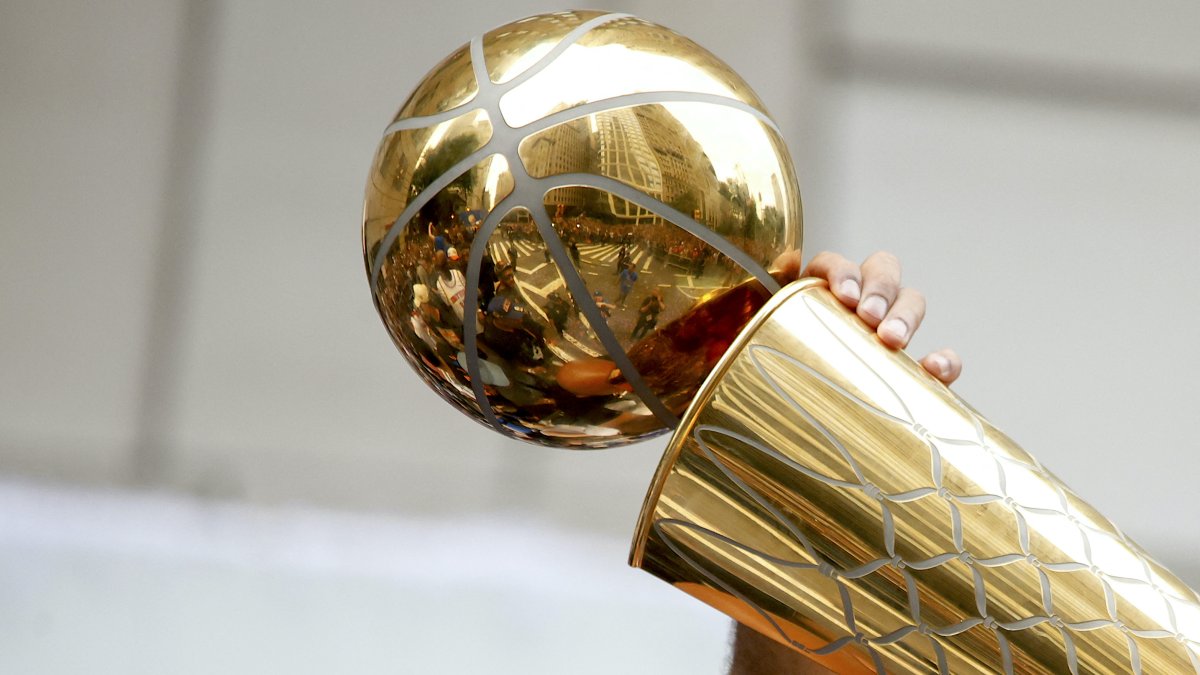 Trofeo Larry O'Brien. Imagen de archivo