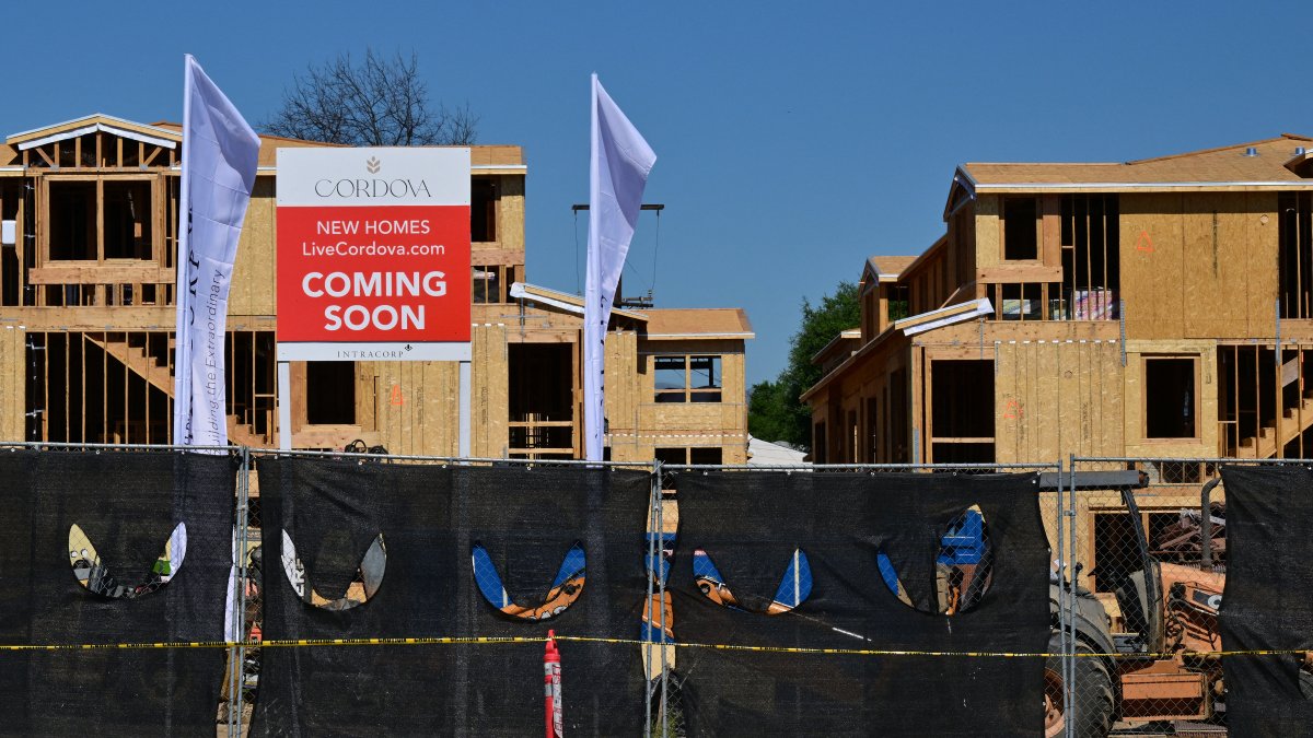 Nuevas casas en construcción en EEUU (Archivo)