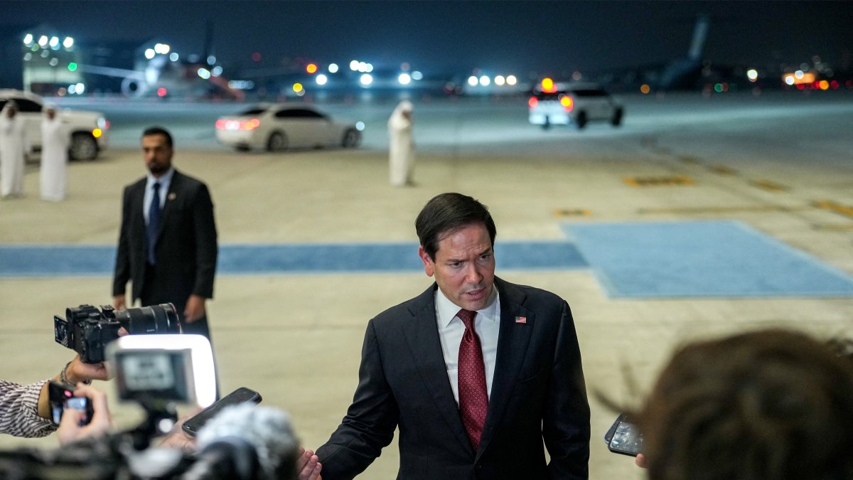 Marco Rubio in Abu Dhabi/ Eric Lee