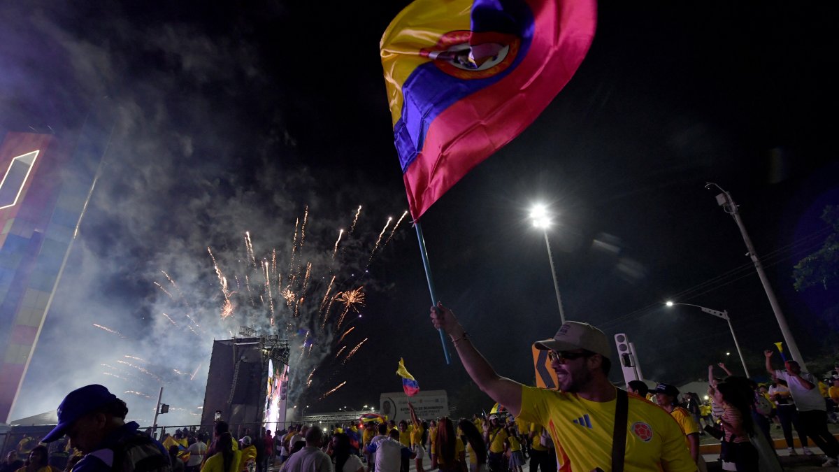 Celebrations in Barranquilla following Abelardo de la Espriella’s victory on Sunday, June 21.