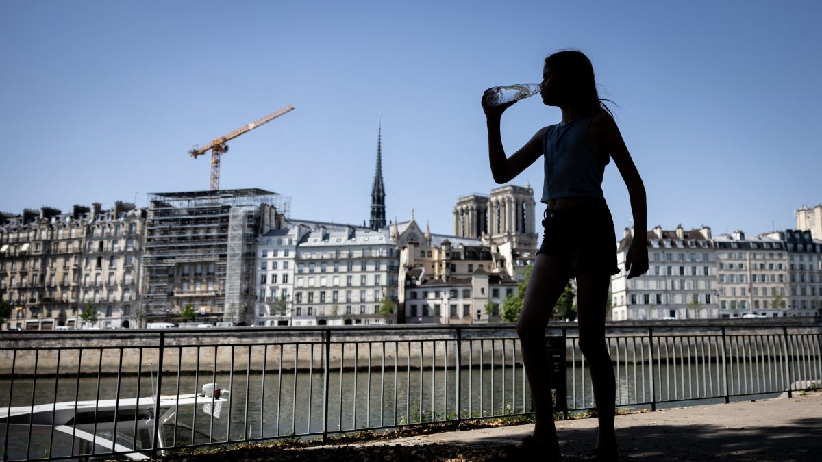 Heat Wave in Paris—File Photo