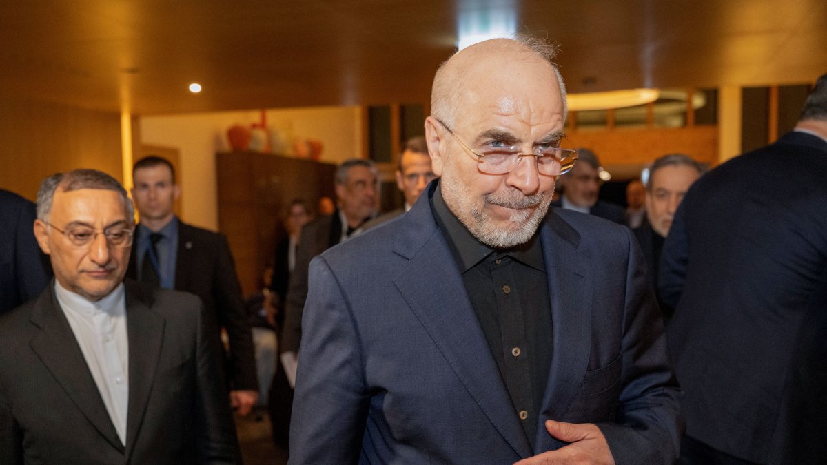 Speaker of the Parliament of Iran, Mohammad Bagher Ghalibaf (Files)