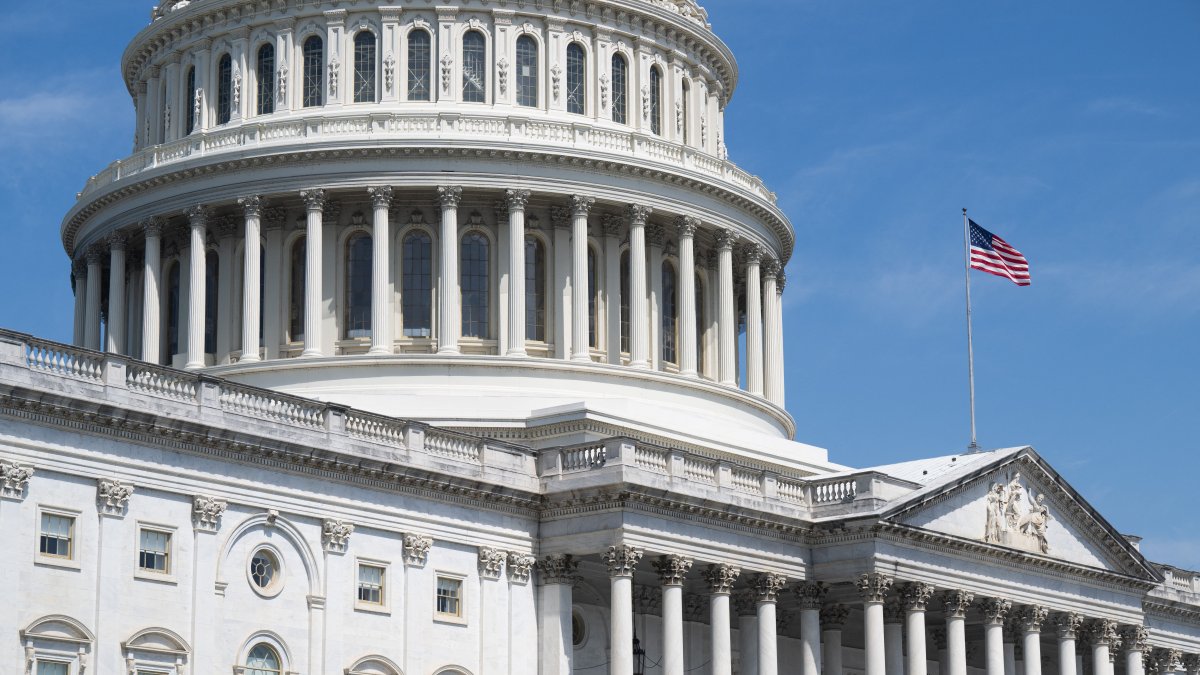 A view of the US Capitol in Washington, DC, on June 25, 2026