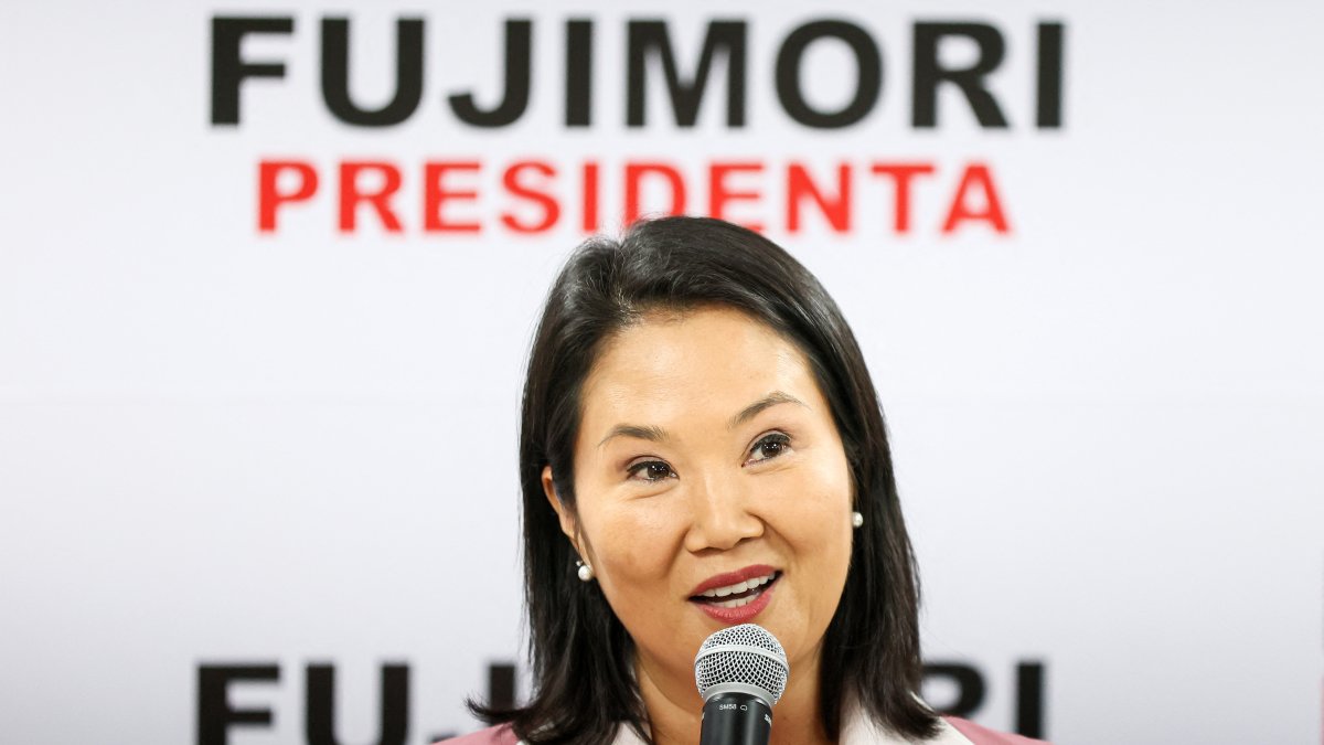 Keiko Fujimori en Lima/ Connie France