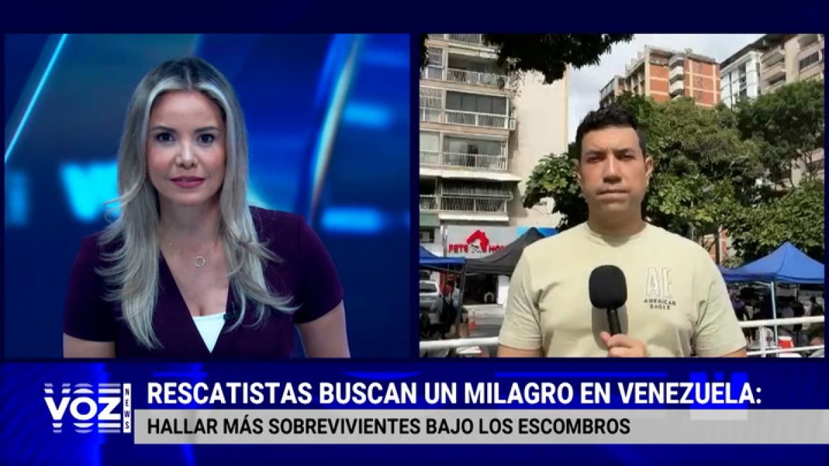 Dereck Blanco reportando desde Venezuela.
