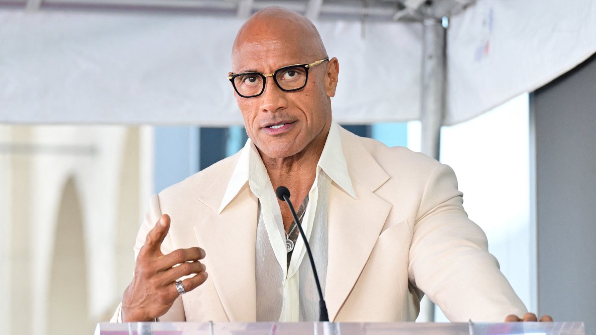 Dwayne Johnson, durante una comparecencia pública. Abril de 2026